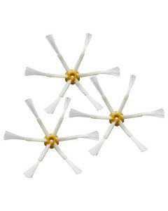 iRobot Roomba 500, 600 en 700 Serie Zijborstelset, 6-armig (3 Stuks, Plus.Parts® alternatief voor 81901)
