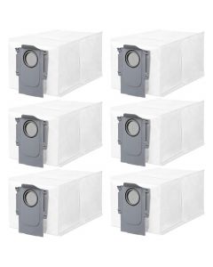 Roborock Qrevo, S8 Max(V) Ultra, Saros and QV Series Dust Bags (6-Pack, Plus.Parts® alternative to 8.02.0239)