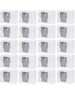 Dirt Disposal Bags for Roborock S8 Pro Ultra, S8+, S7 MaxV Ultra and Q Series (20-Pack)