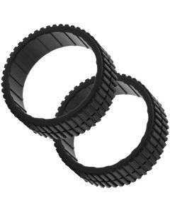 Replacement Rubber Tire Set for the iRobot Braava 300 Series