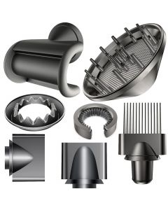 Attachments for Dyson Supersonic Hair Dryer (7 Pieces) in Deluxe Pouch