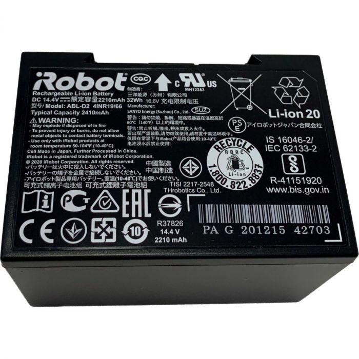 Original iRobot Li-ion Batería 2210mAh/14.4V para la Serie Roomba 'e', 'i'  y 'j