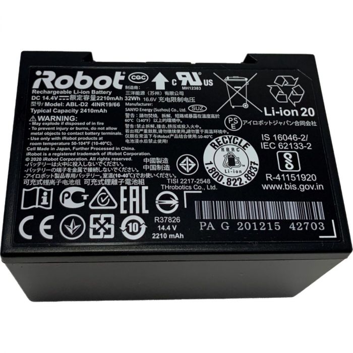 Original iRobot Li ion Bateria 2210mAh 14.4V para la Serie Roomba e i y j