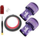 Dyson V12 Repair and Maintenance Set (Filters, Top Sealing Ring, Quick Release Button)